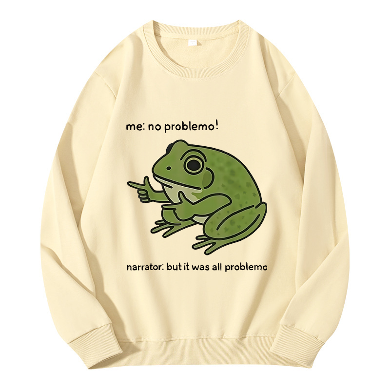Tokyocanvas Stupid Frog Meme Classic Sweatshirt