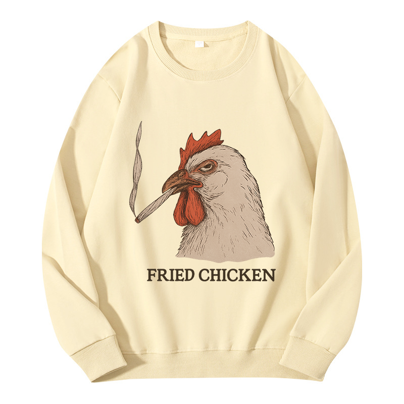 Tokyocanvas Fried Chicken 420 Smoking Meme Classic Sweatshirt