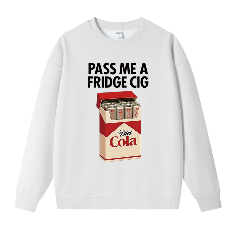 Tokyocanvas I Need A Diet Cola Fleece Lined Sweatshirt