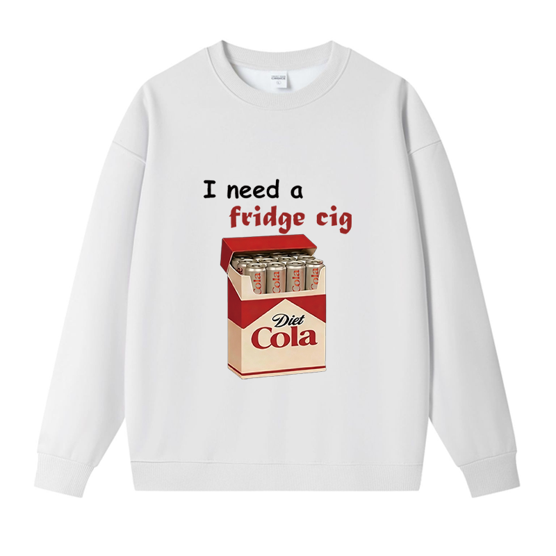 Tokyocanvas I Need A Fridge Cig Fleece Lined Sweatshirt