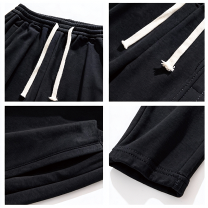 Tokyocanvas Straight-Leg Fleece Sweatpants