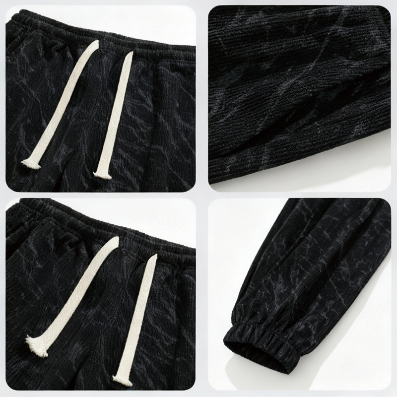 Tokyocanvas Tie-Dye Fleece Sweatpants