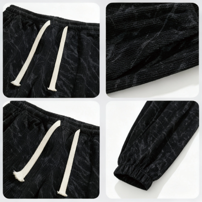 Tokyocanvas Tie-Dye Fleece Sweatpants