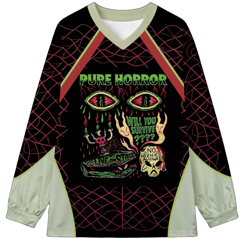 Tokyocanvas Will You Survive Long Sleeve Graphic Print T-Shirt