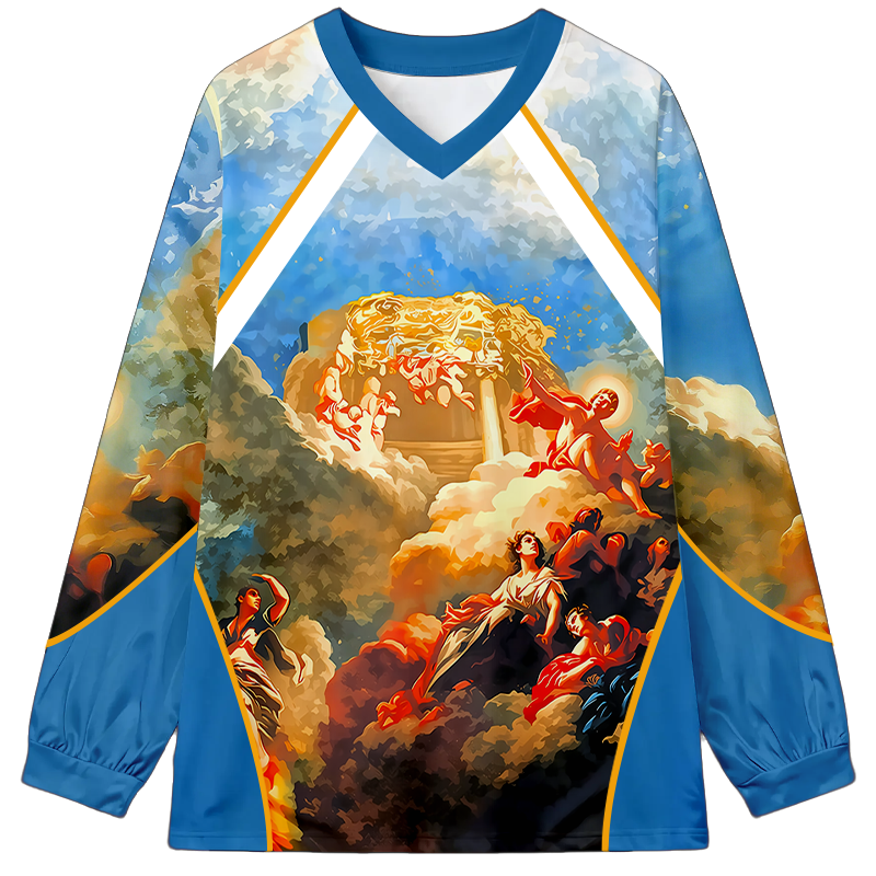 Tokyocanvas Painting Vintage Long Sleeve Graphic Print T-Shirt