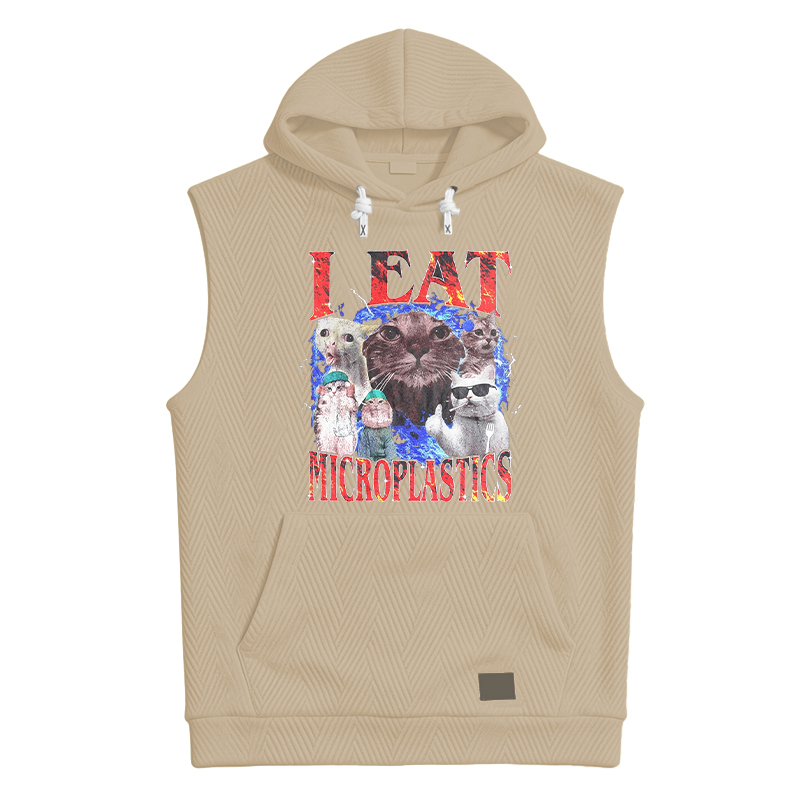 Tokyocanvas I Eat Microplastics Hooded Tank