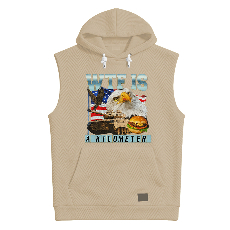 Tokyocanvas WTF Is A Kilometer Meme Hooded Tank