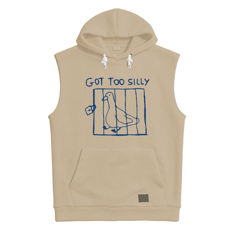 Tokyocanvas Got Too Silly Meme Hooded Tank