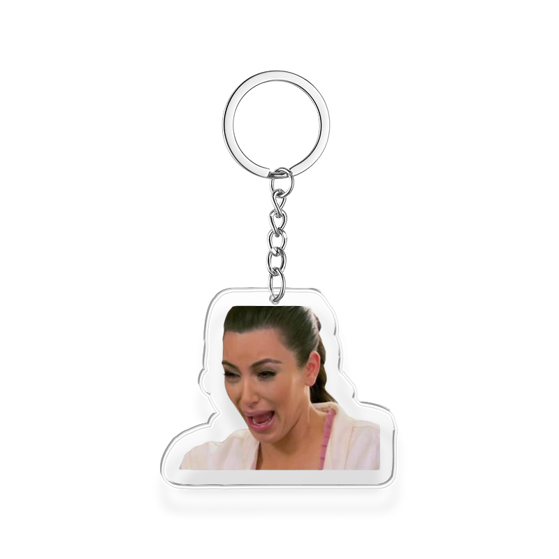 Tokyocanvas Screaming Kim Kardashian Meme Keychain