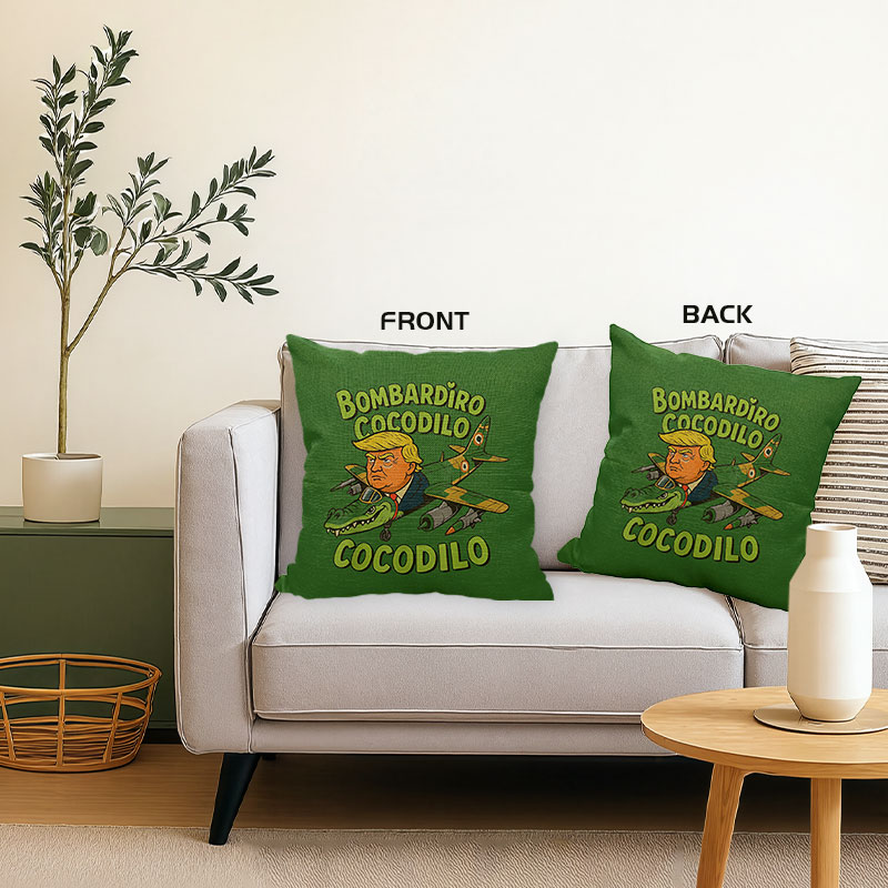 Tokyocanvas Bombaroiro Cocodilo Meme Pillow