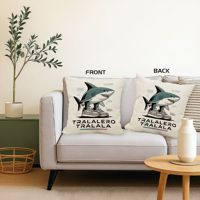 Tokyocanvas Tralalero Tralala Shark Meme Pillow