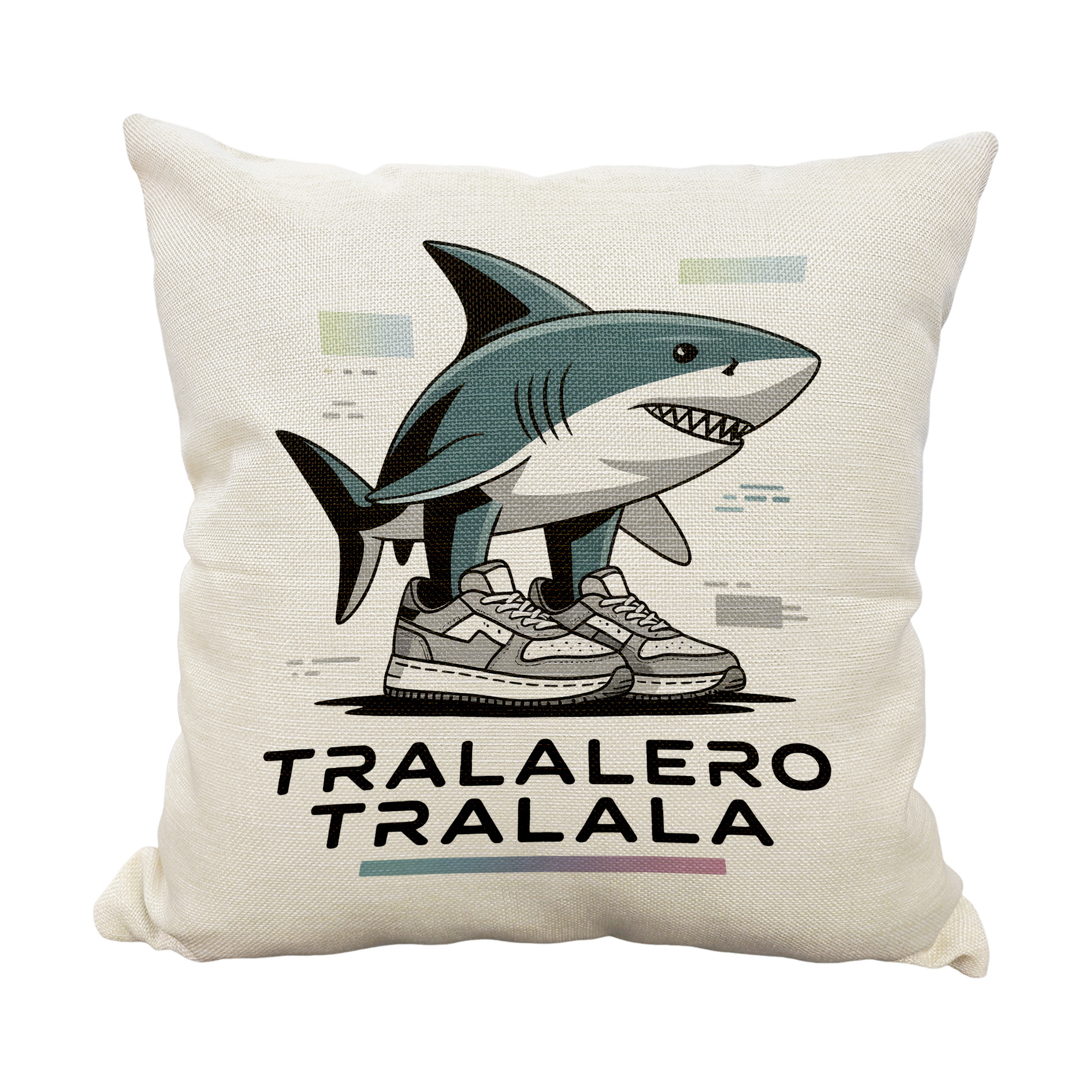Tokyocanvas Tralalero Tralala Shark Meme Pillow