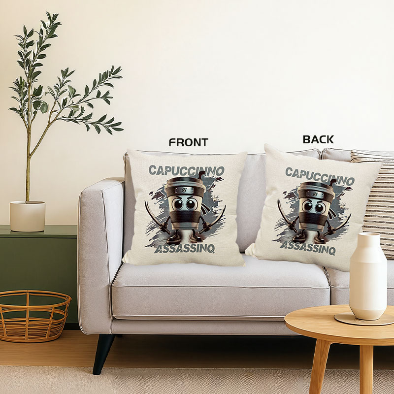 Tokyocanvas Capuccinno Assassino Meme Pillow