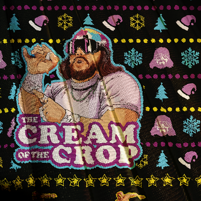 Tokyocanvas The Jesus of the Crop Christmas Ugly Sweatshirt