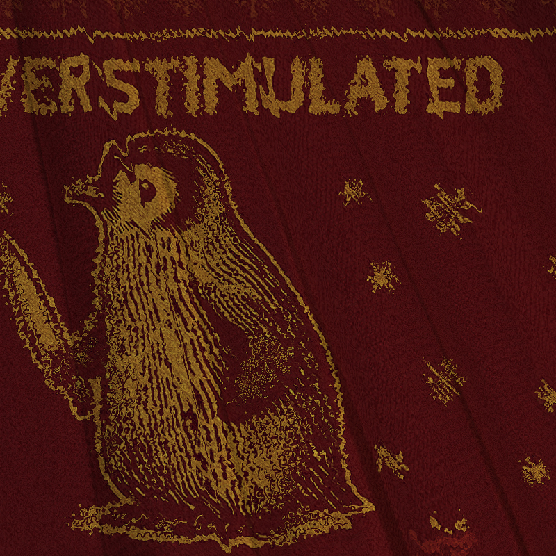 Tokyocanvas Penguin Overstimulated but Festive Christmas Ugly Sweatshirt