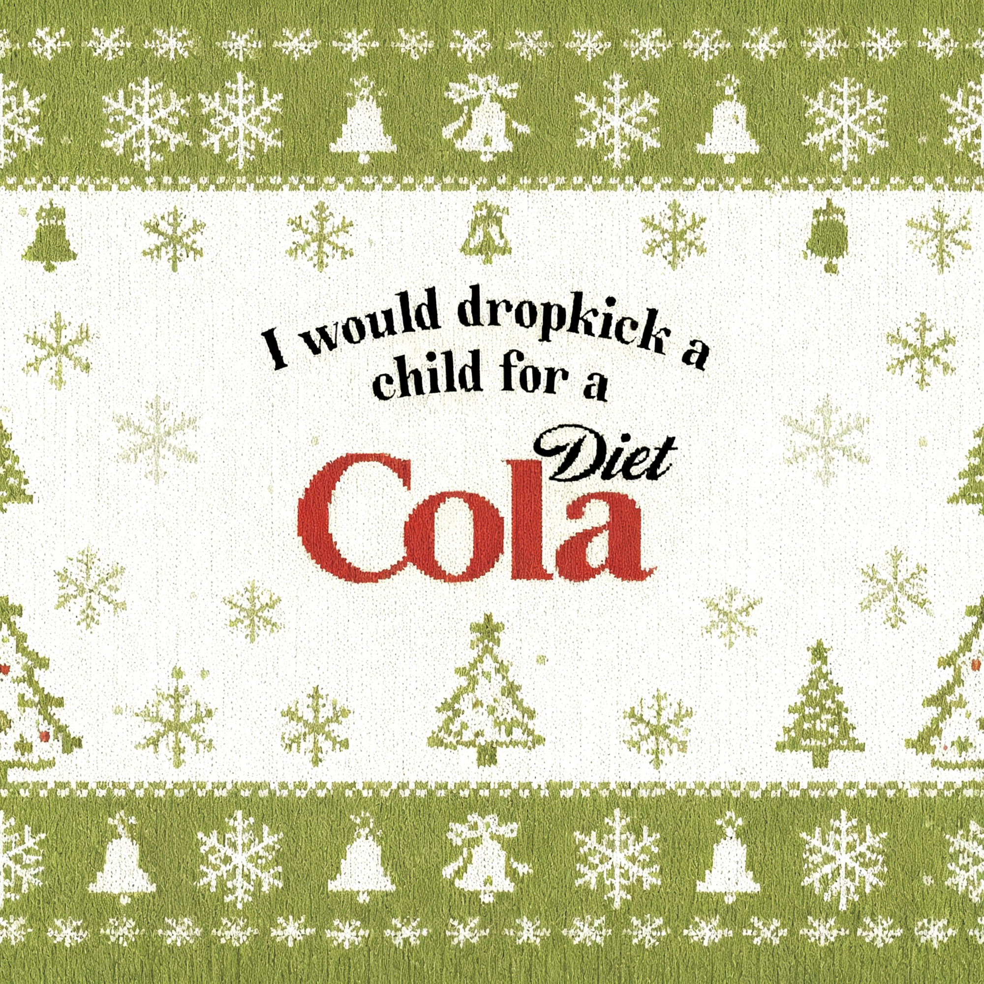 Tokyocanvas Green Funny Drink Christmas Ugly Sweatshirt