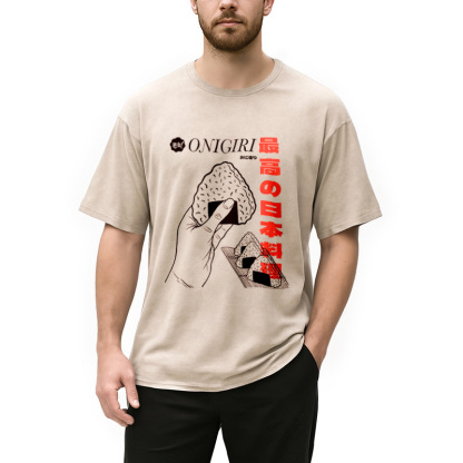 Tokyocanvas Top Japanese Cuisine Washed T-Shirt