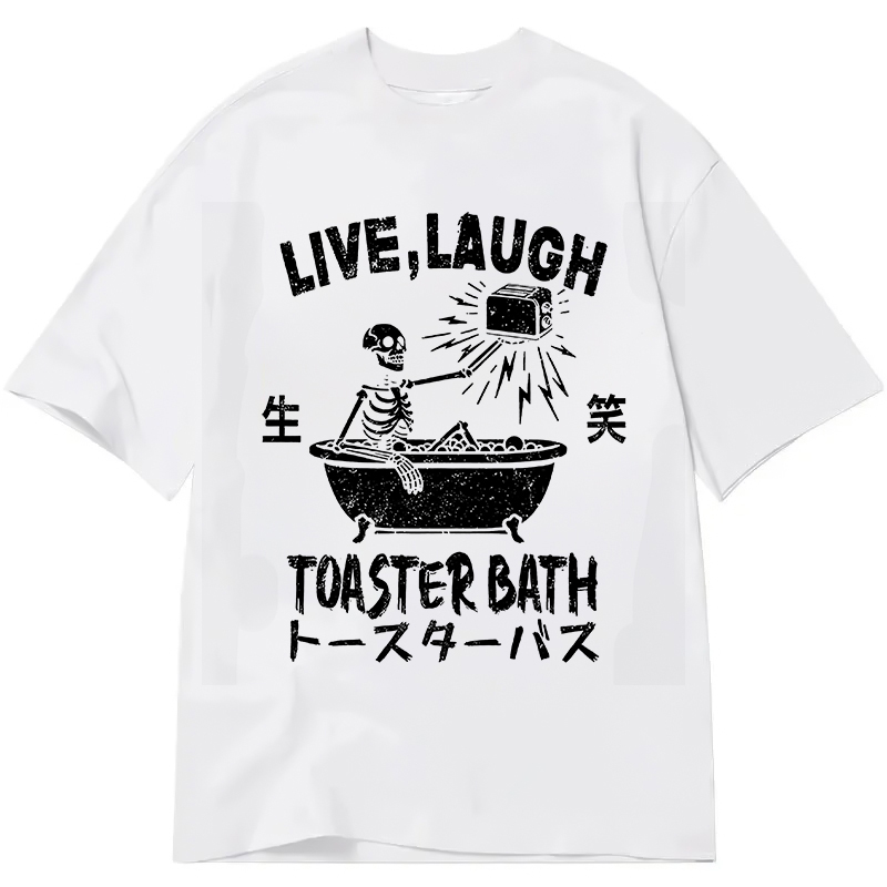 Tokyocanvas Funny Electric Shock Skeleton Classic T-Shirt