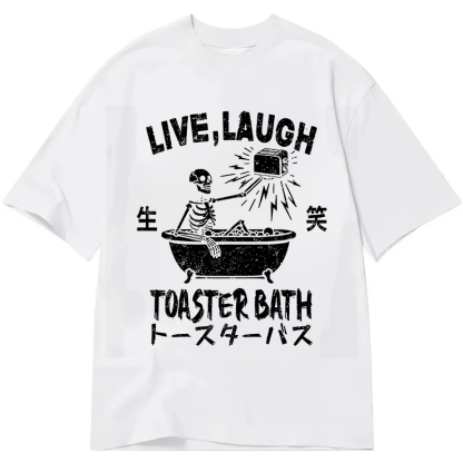 Tokyocanvas Funny Electric Shock Skeleton Classic T-Shirt