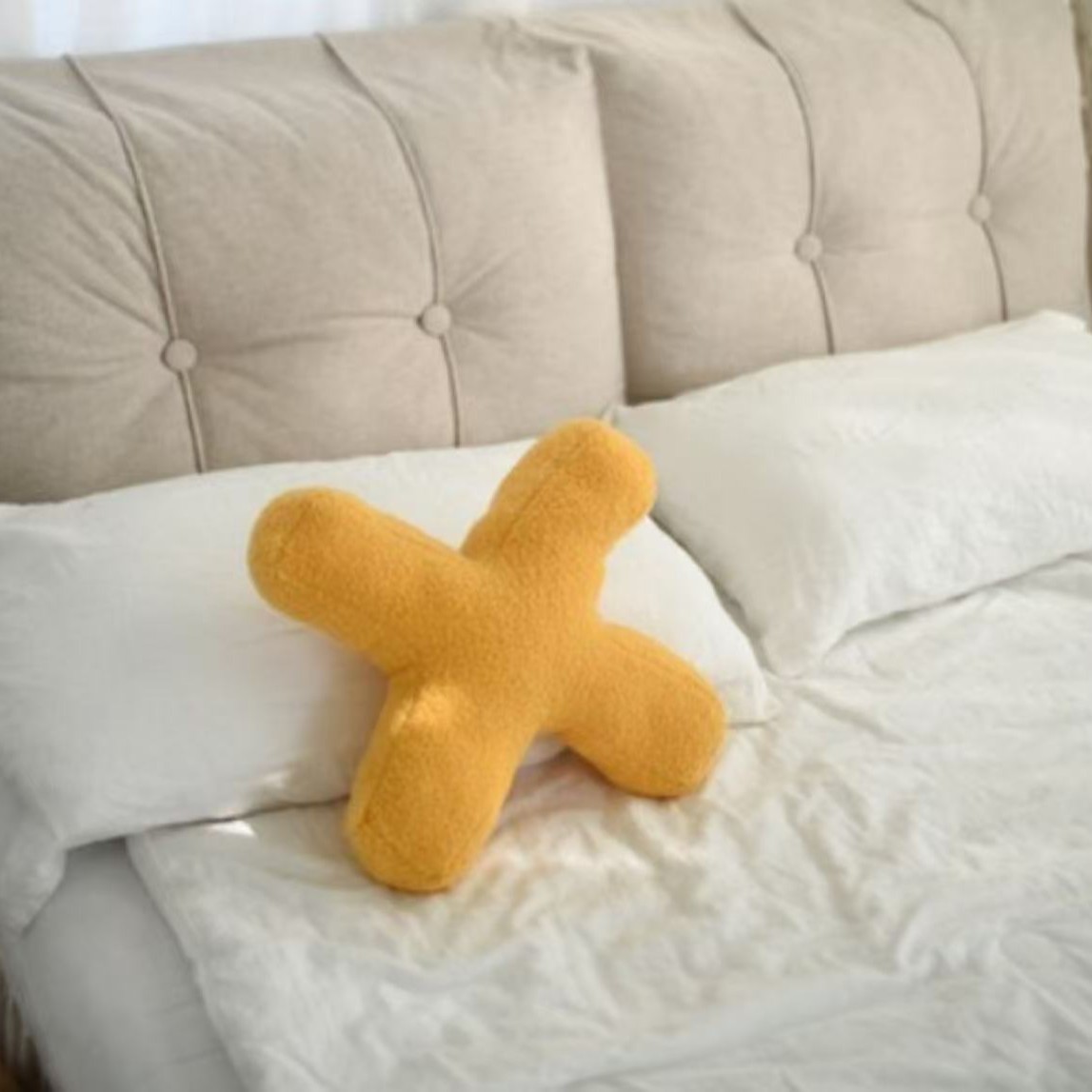 Tokyocanvas X Shaped Throw Pillow