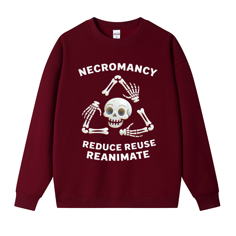 Tokyocanvas 3R Skeleton Fleece Lined Sweatshirt