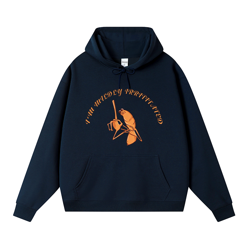 Tokyocanvas I'm Mildly Irritated Fleece Lined Hoodie