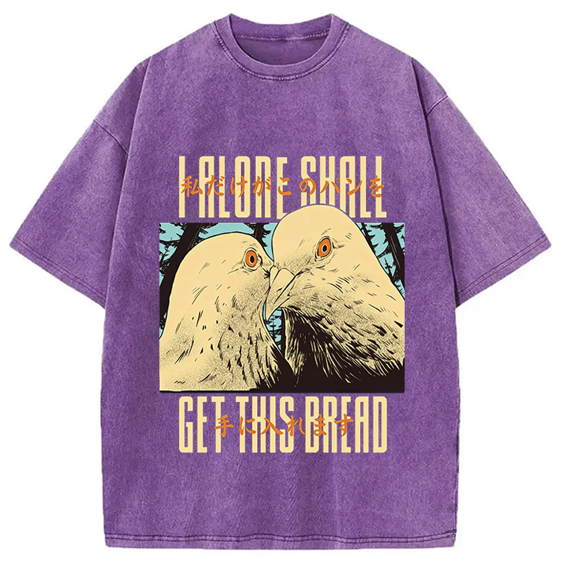 Tokyocanvas Get This Bread Pigeon Washed T-Shirt