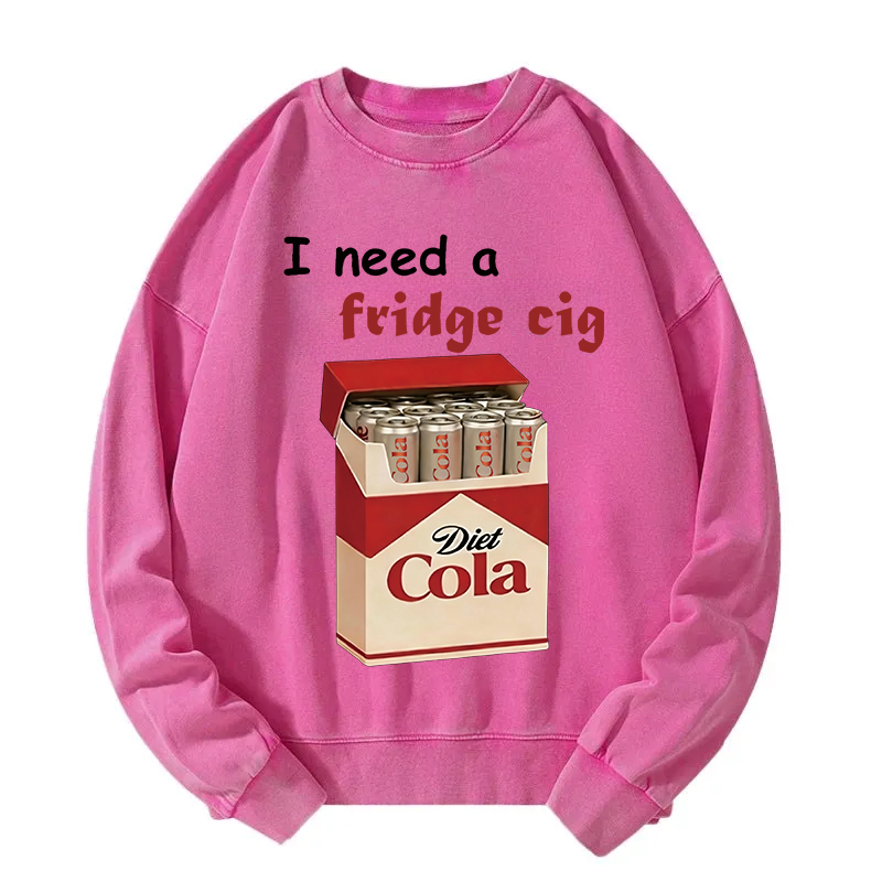 Tokyocanvas I Need A Fridge Cig Washed Sweatshirt