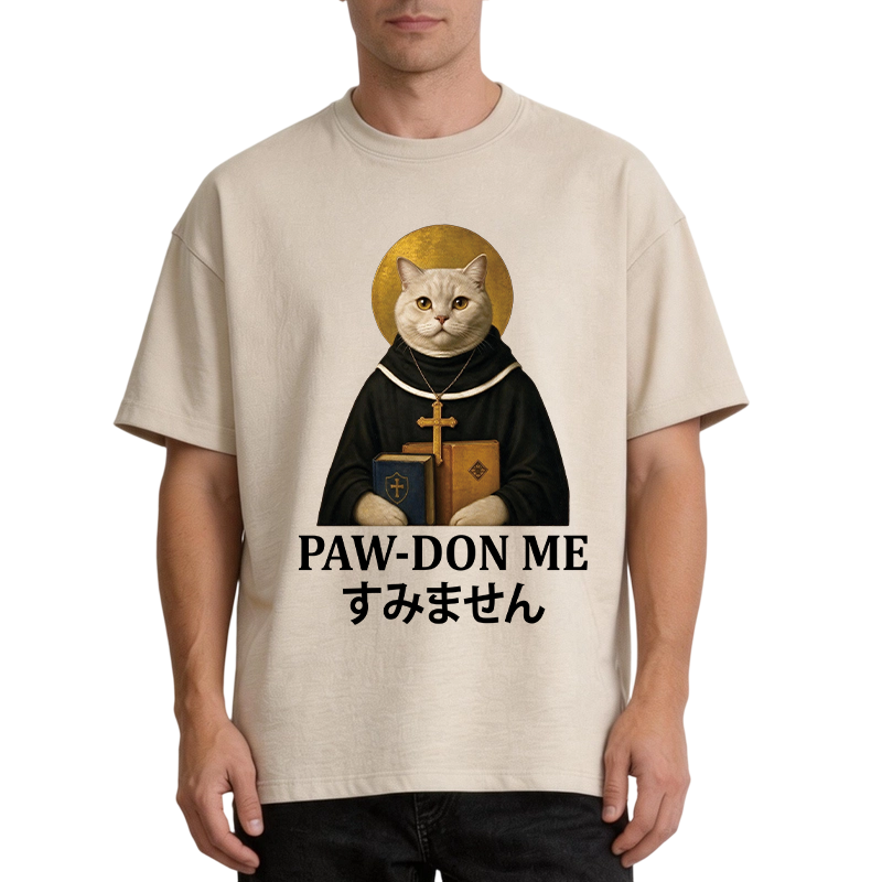 Tokyocanvas Pawdon Me Washed T-Shirt