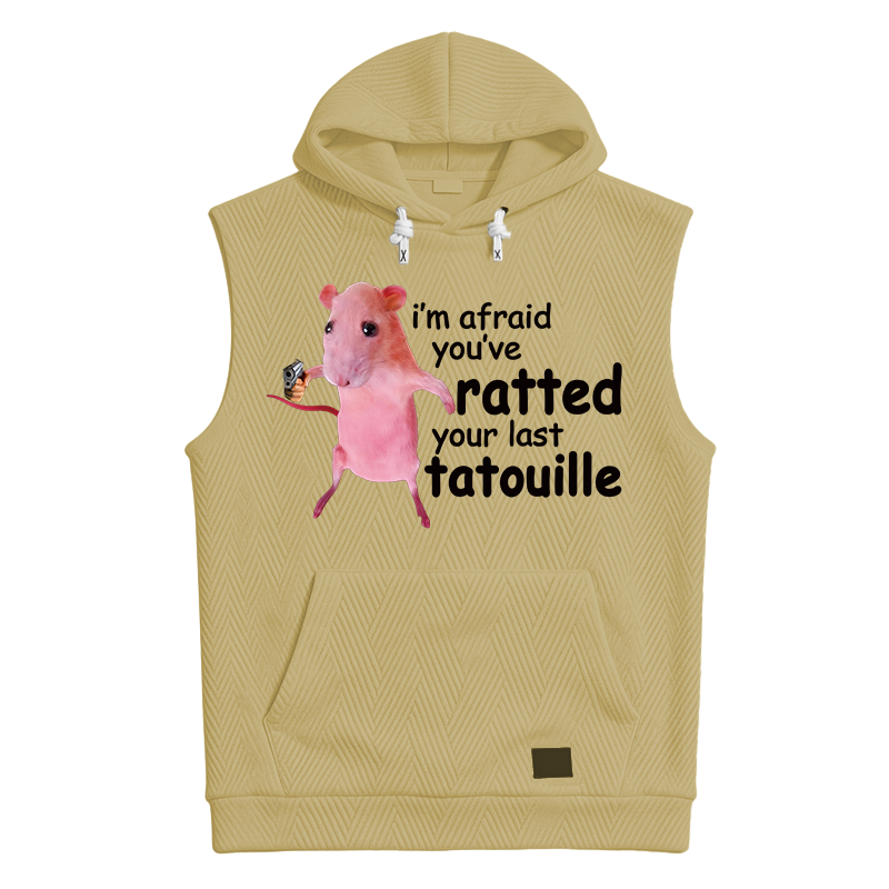Tokyocanvas Funny Pink Rat Meme Hooded Tank