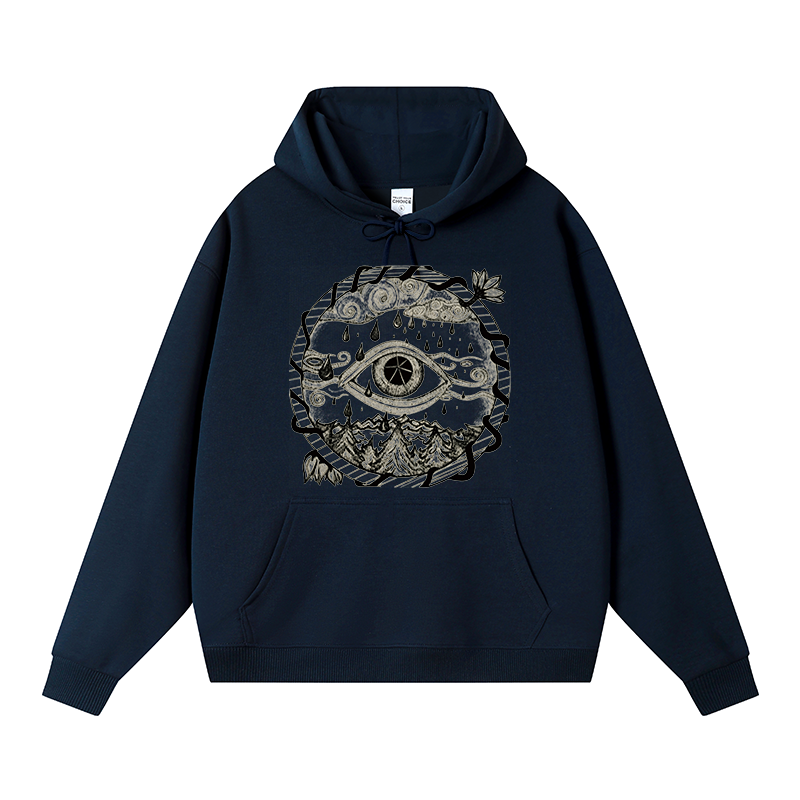 Tokyocanvas Zen Eye Fleece Lined Hoodie
