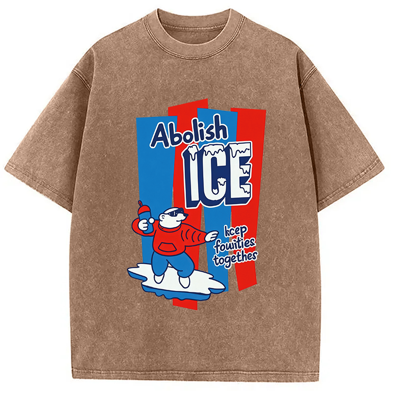 Tokyocanvas Keep Families Together Washed T-Shirt