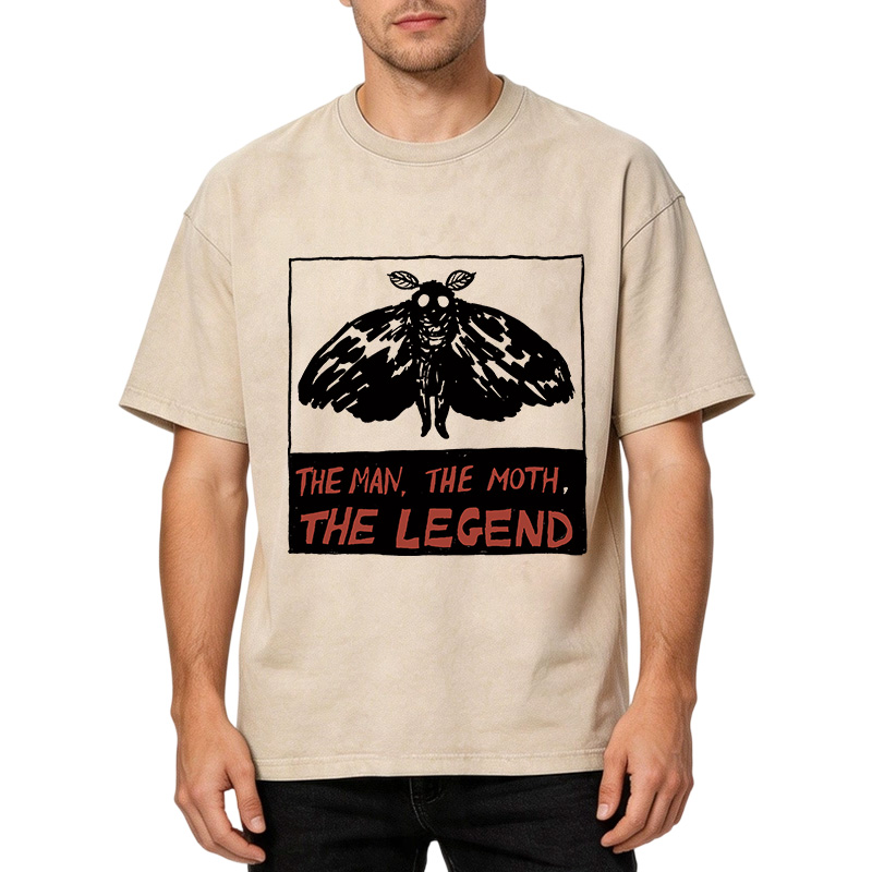 Tokyocanvas The Man The Moth The Legend Washed T-Shirt