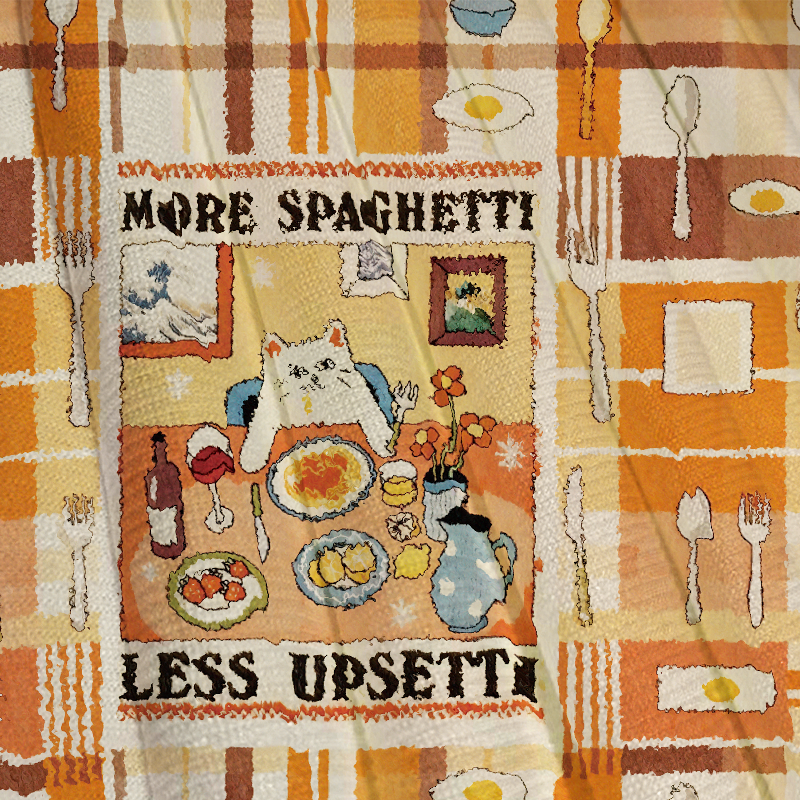 Tokyocanvas More Spaghetti Less Upsetti Casual Ugly Sweatshirt