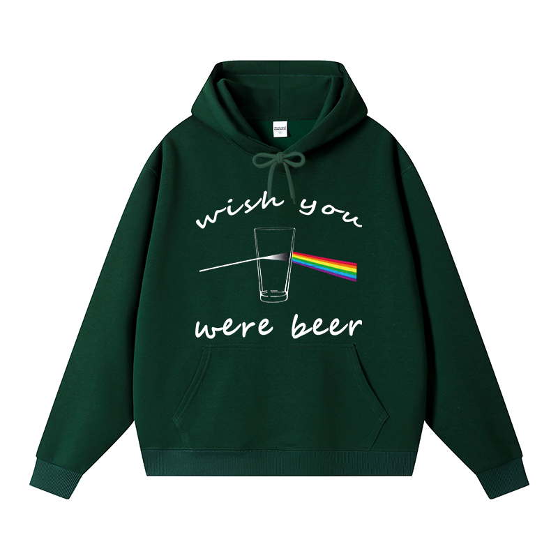Tokyocanvas Wish You Were Beer Fleece Lined Hoodie