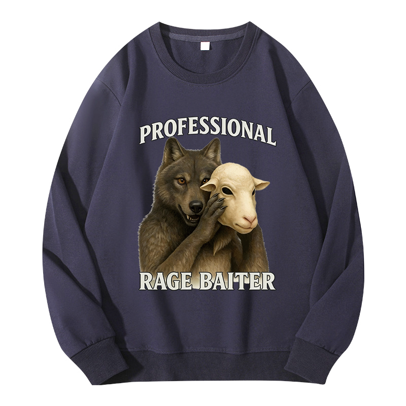 Tokyocanvas Professional Rage Baiter Funny Classic Sweatshirt