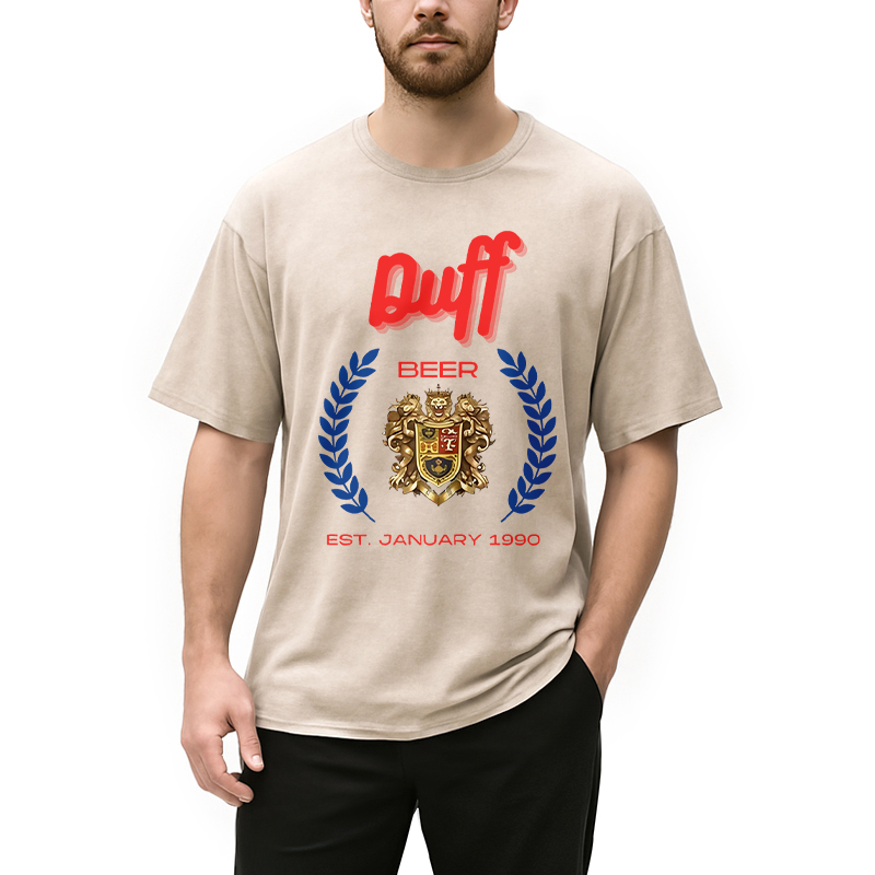 Tokyocanvas Duff Beer Vintage Washed T-Shirt