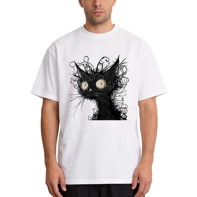 Tokyocanvas Crazy Cat Art Classic T-Shirt