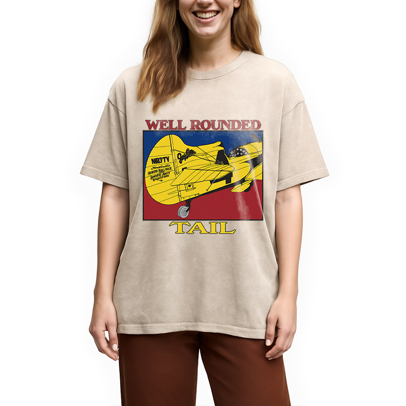 Tokyocanvas Well Rounded Tail Washed T-Shirt