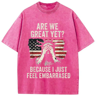 Tokyocanvas Are We Great Yet Washed T-Shirt