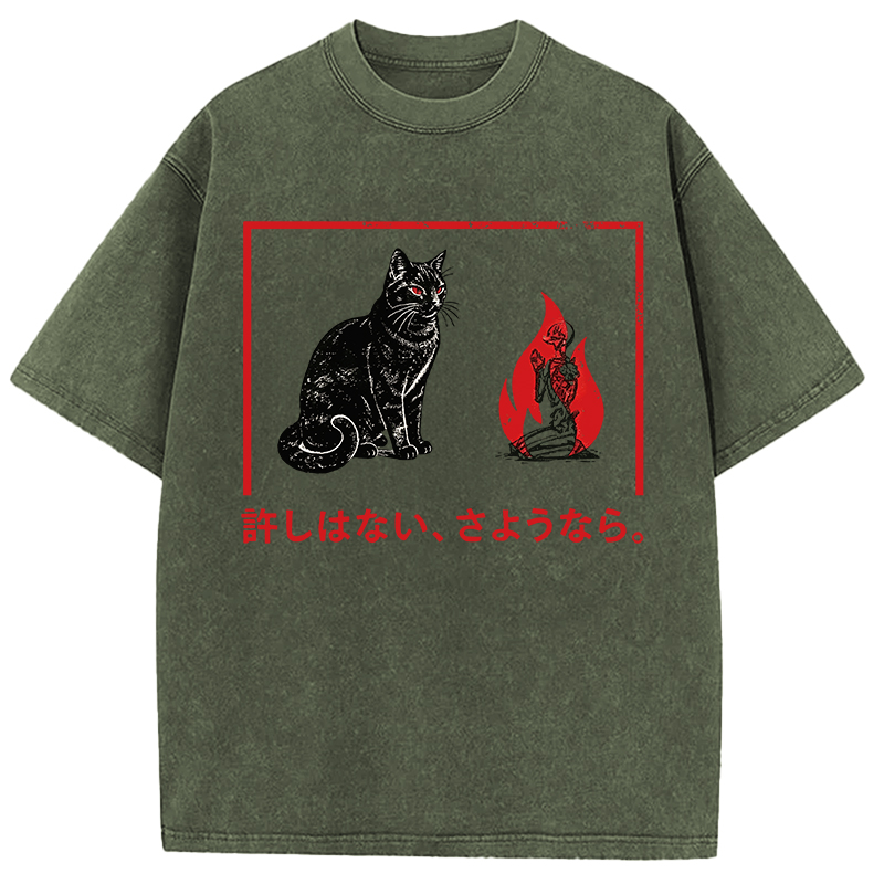 Tokyocanvas No Forgiveness Washed T-Shirt