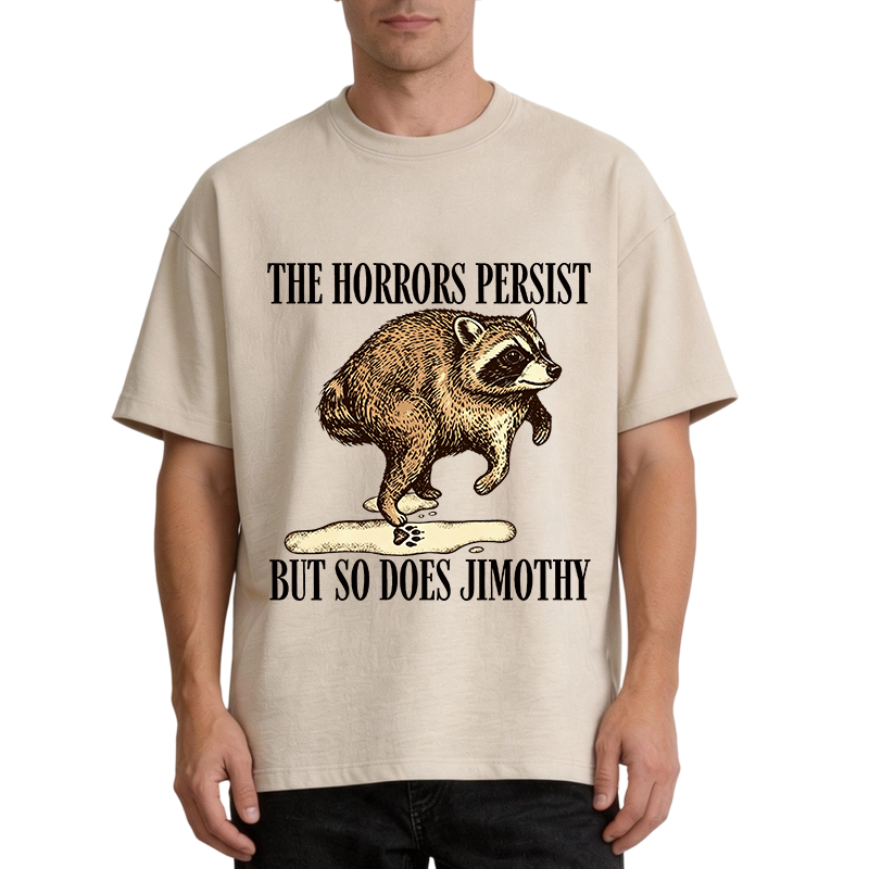 Tokyocanvas The Horrors Persist But So Do Jimothy Washed T-Shirt