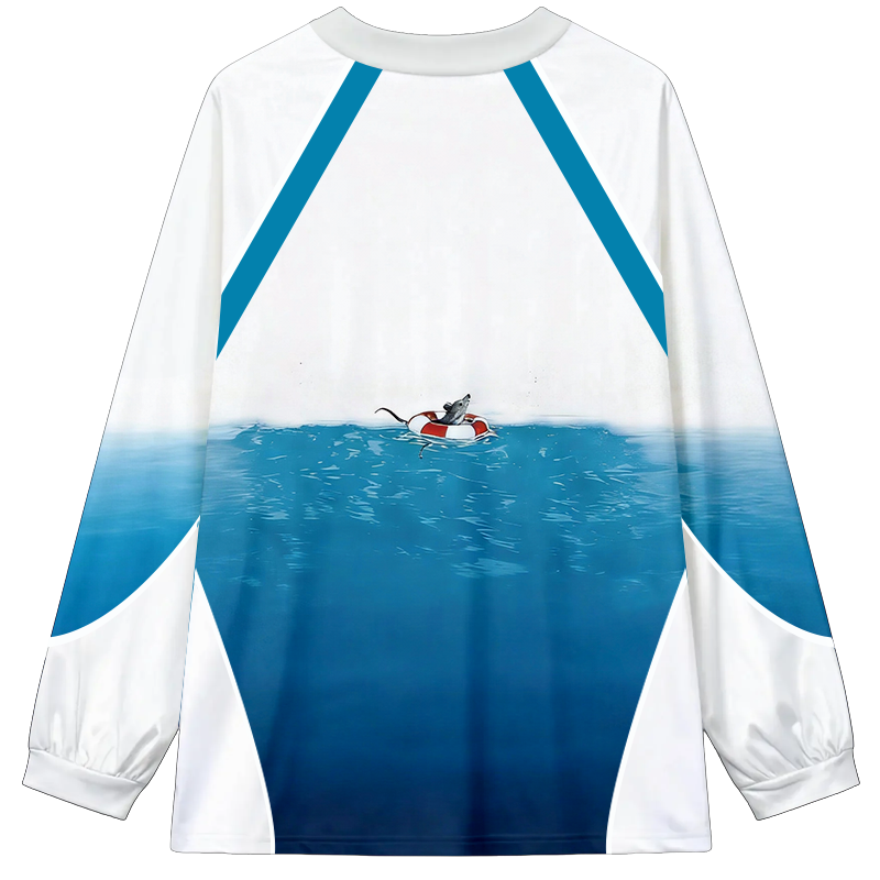 Tokyocanvas Paws Cat Long Sleeve Graphic Print T-Shirt