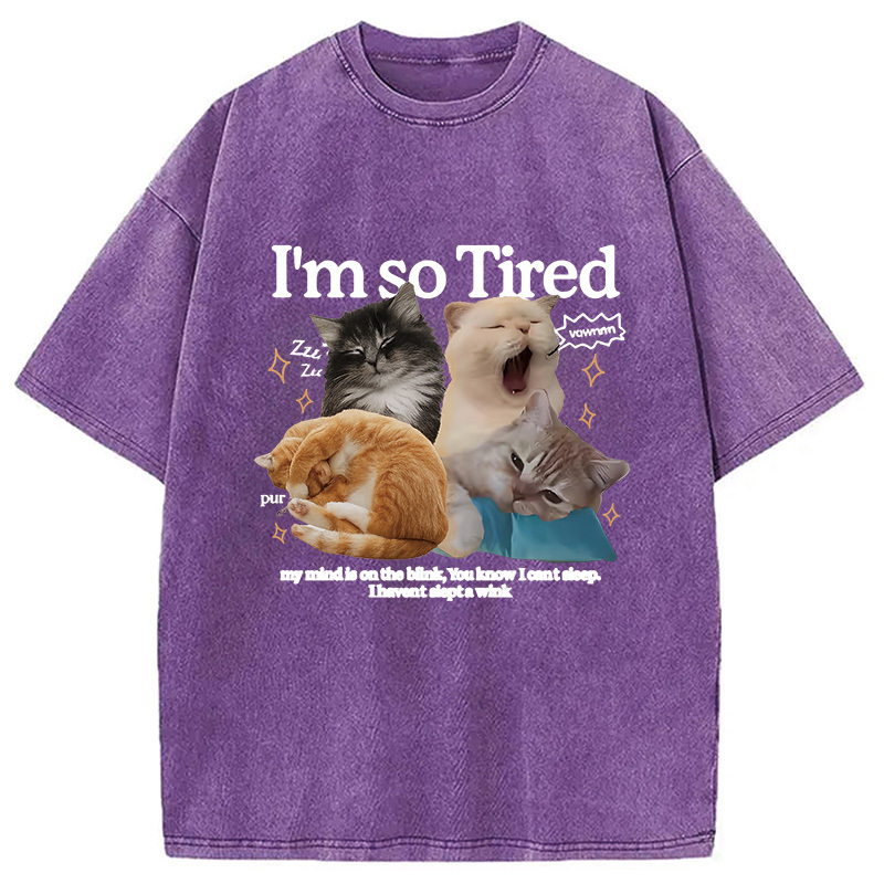 Tokyocanvas I'm So Tired Washed T-Shirt