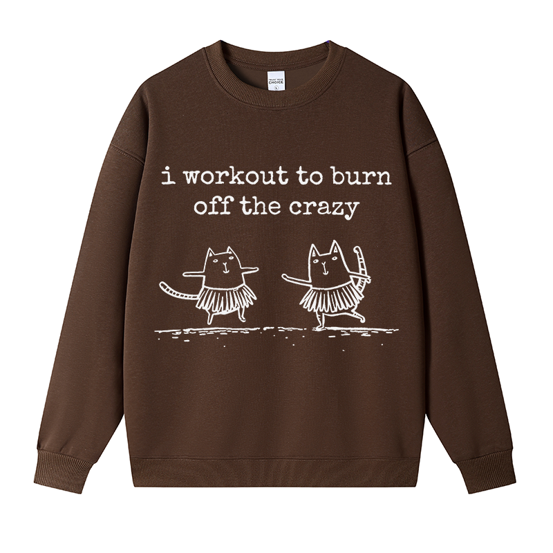 Tokyocanvas Hula Away Crazy Fleece Lined Sweatshirt