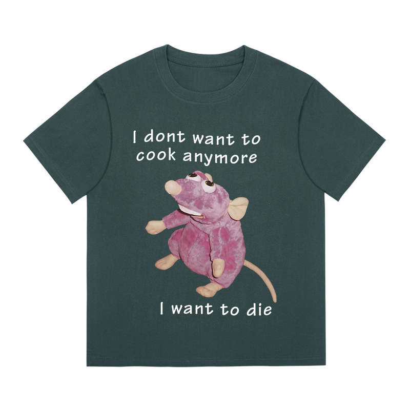 Tokyocanvas I Don't Want To Cook Anymore Boxy T-shirt