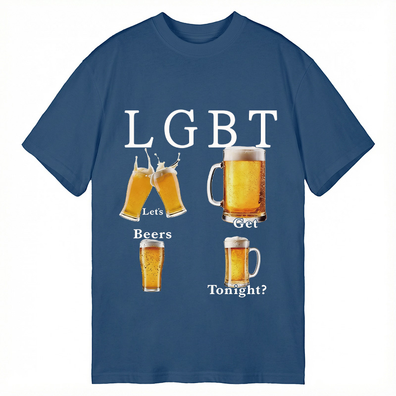 Tokyocanvas Lets Get Beers Classic T-Shirt
