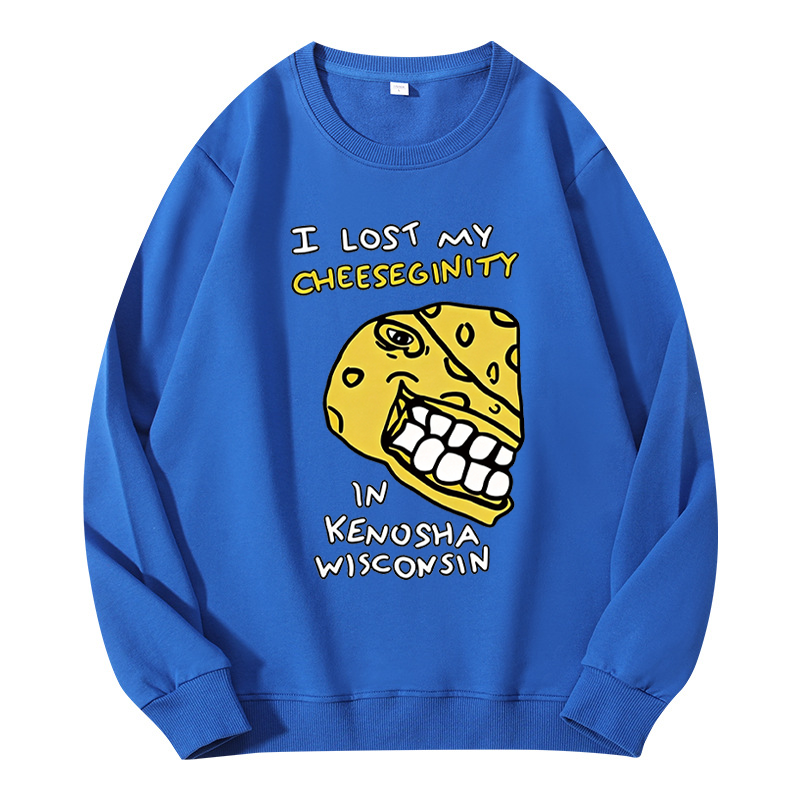 Tokyocanvas I Lost My Cheeseginity In Kenosha Wisconsin Food Humor Classic Sweatshirt