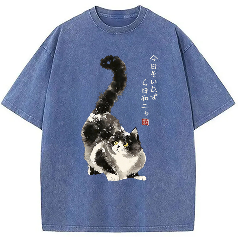 Tokyocanvas Every Day's A Prank Day Washed T-Shirt