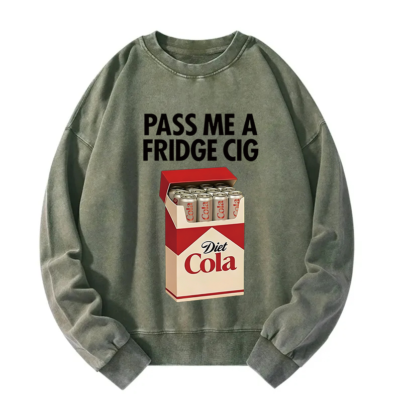 Tokyocanvas I Need A Diet Cola Washed Sweatshirt